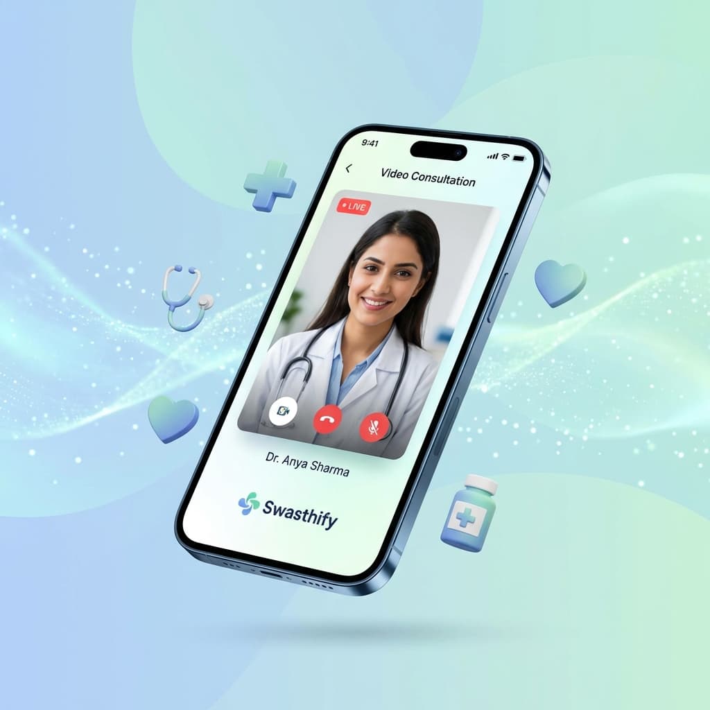 Swasthify Mobile App Interface